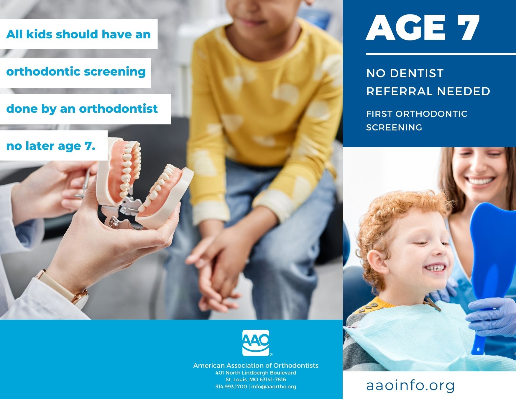 Age 7: No Dentist Referral Needed – First Orthodontic Screening